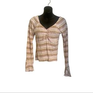 Vintage 90's Y2K Can't Miss Flounce Sleeve Blouse